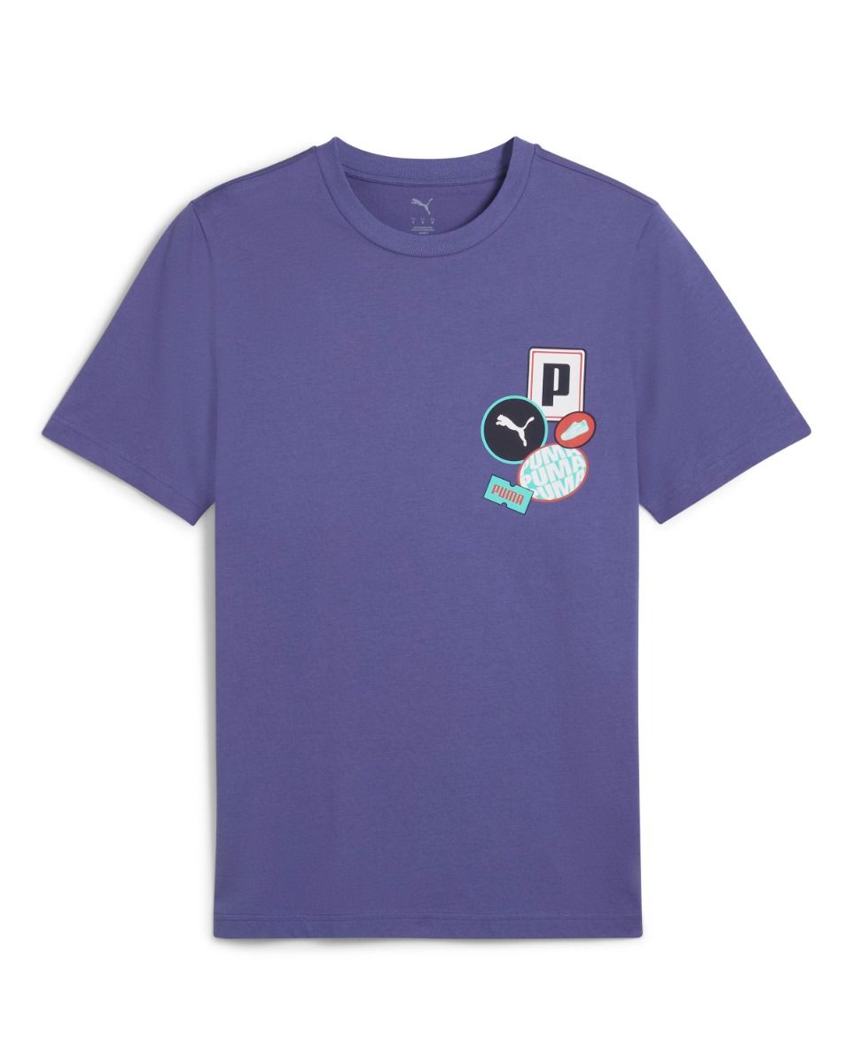 Puma Marškinėliai Vyrams Graphics Icon Tee Purple 684829 46