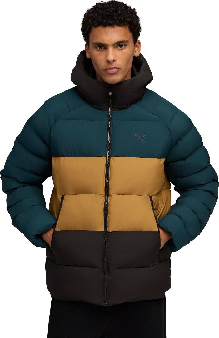 Puma Striukė Vyrams Mono Hooded Jacket Green Yellow Brown 688367